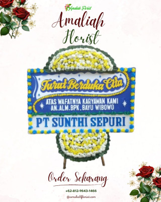 Papan Bunga Duka di Salak
