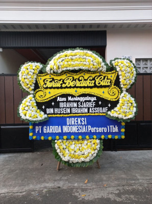 Papan Bunga Duka di Salak