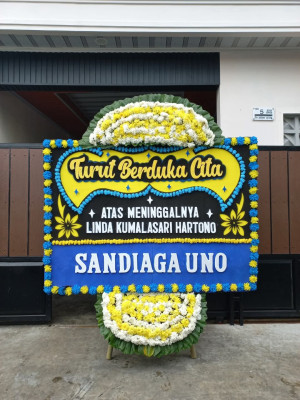 Papan Bunga Duka di Salak